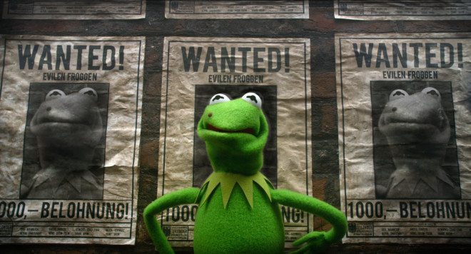 "MUPPETS MOST WANTED" (Pictured) KERMIT. Photo by: Jay Maidment &copy;2013 Disney Enterprises, Inc. All Rights Reserved.