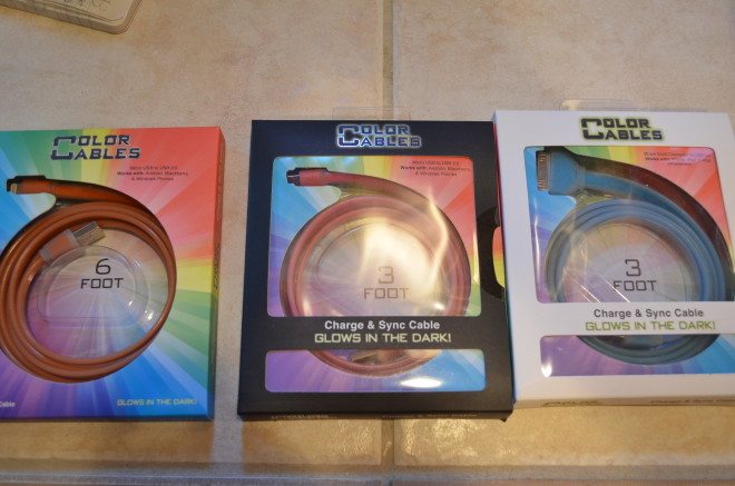 Color Cables are bright, effective, and glow in the dark! Image: Patricia Vollmer.