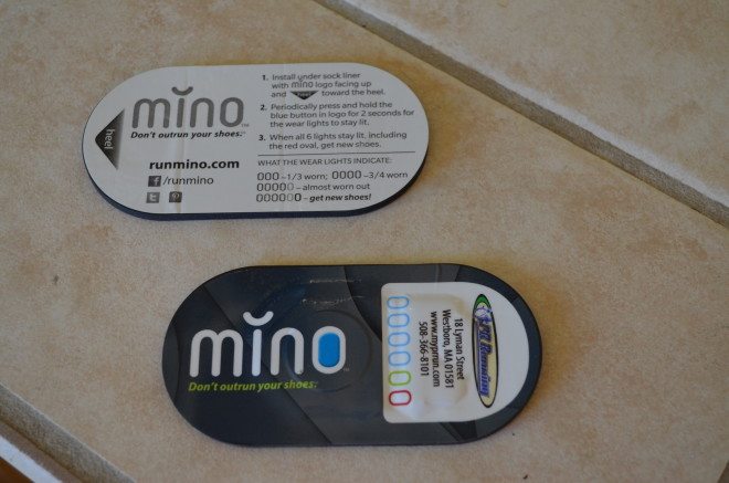 The top piece is a spacer meant to give your non-mino shoe a matching lift. Photo: Patricia Vollmer.