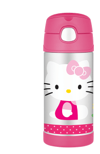Thermos Hello Kitty 350 Ml - Mantiene Freddo 24 Ore - 100% A Prova Di Perdite E Senza BPA