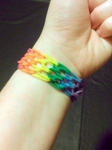 Rainbow and chainmail make a wonderful combination. Image: Cathe Post