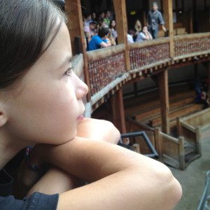 At Shakespeare's Globe Theater. Photo Credit: Fran Wilde.