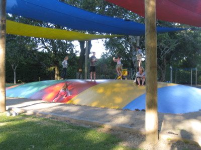 Campgrounds often feature amazing play areas. Photo: Fran Wilde.