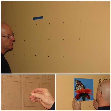 Getting the wall ready step 2. Image: Maryann Goldman