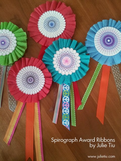 DIY Paper Award Ribbons