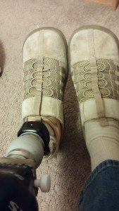 My regular foot, exactly as stable as I need it to be. Photo: Judy Berna