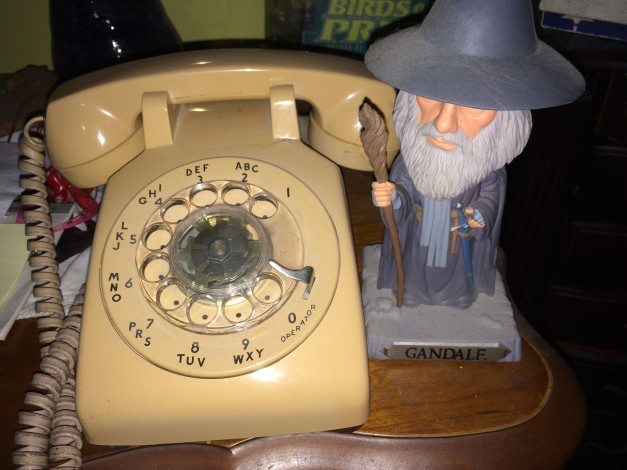 Gandalf believes this phone is a wise choice. (image by Corrina Lawson)