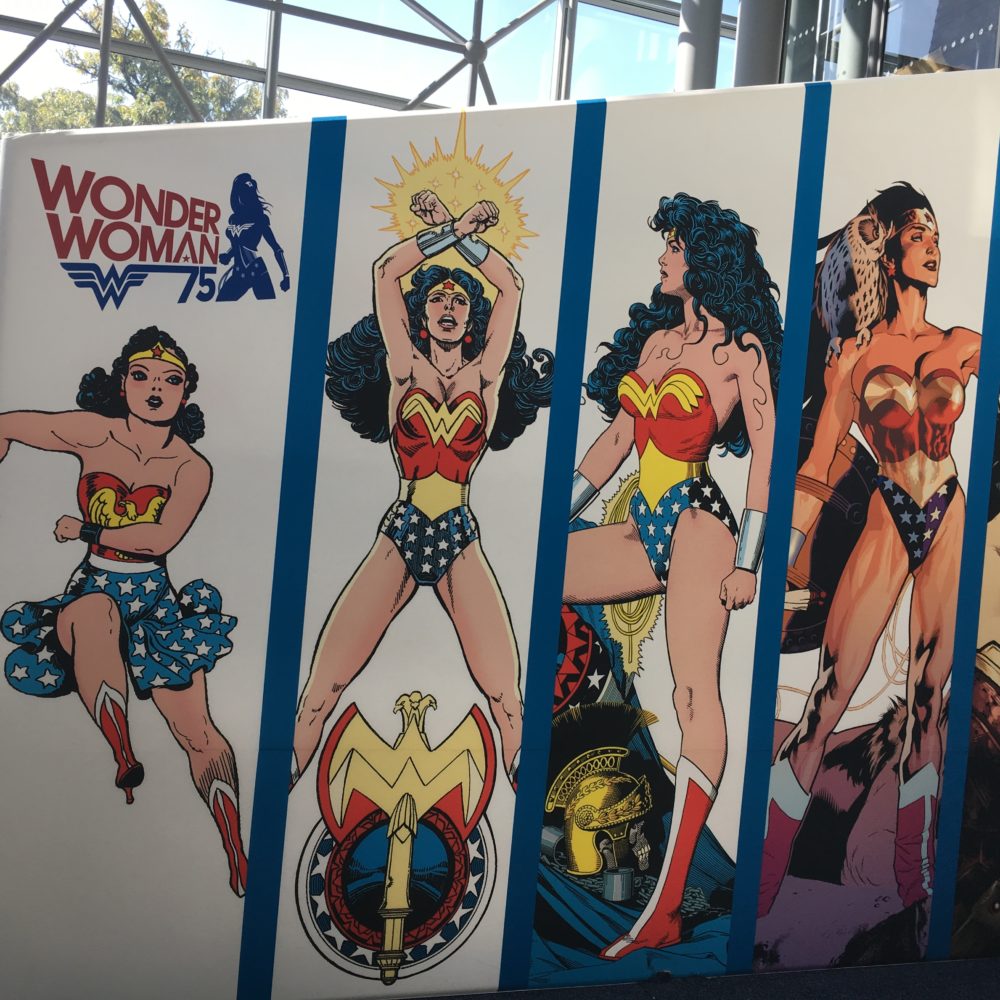 Wonder Woman headlined the DC booth at NYCC. photo by Corrina Lawson