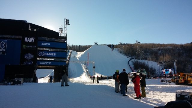 Getting courses ready for athletes of every ability. Photo: Judy Berna