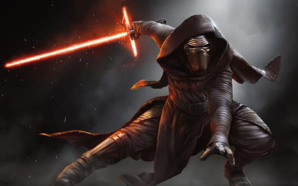 Kylo Ren in Star Wars: The Force Awakens