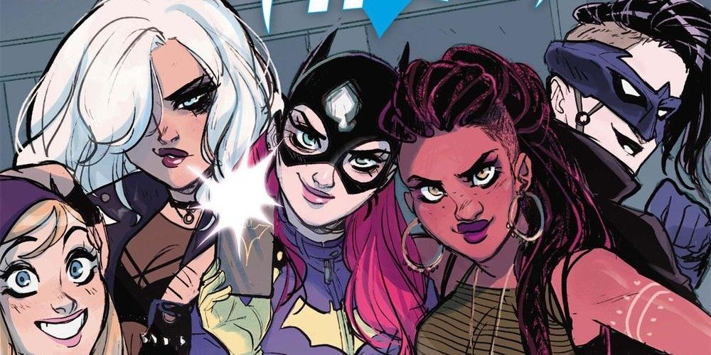 The gang's all here! Batgirl cover copyright DC Comics