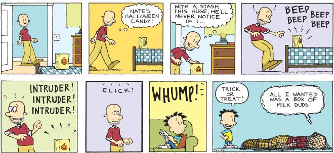 Big Nate candy alarm
