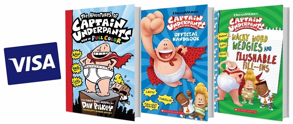 Captain Underpants Prize Pack via Scholastic