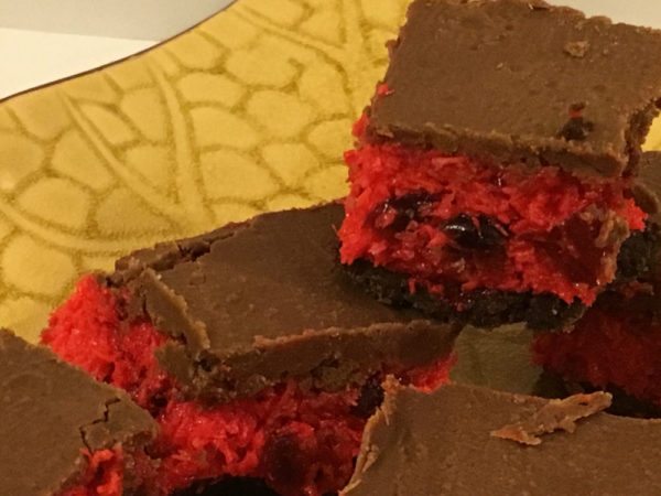 Comfort Food Cherry Ripe Slice