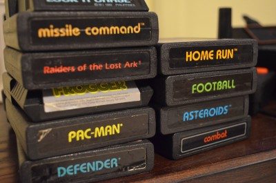 A sampling of some of the games we've been able to find so far. There are still several on our wish lists, but there's no hurry. We're having a great time with these ones. Image credit: Patricia Vollmer.