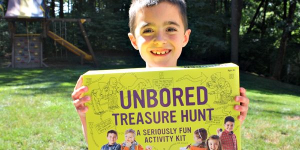 Unbored Treasure Hunt Encourage Imagination and Creativity with Mindware Toys Unbored Games Treasure Hunt Caitlin Fitzpatrick Curley My Little Poppies GeekMom
