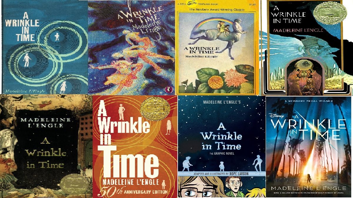 A Wrinkle In Time cover art collage