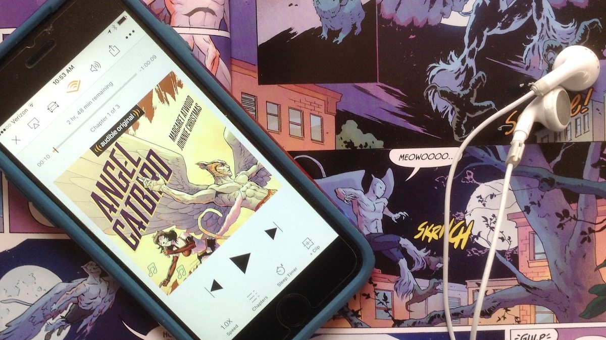 margaret atwood comic book audiobook