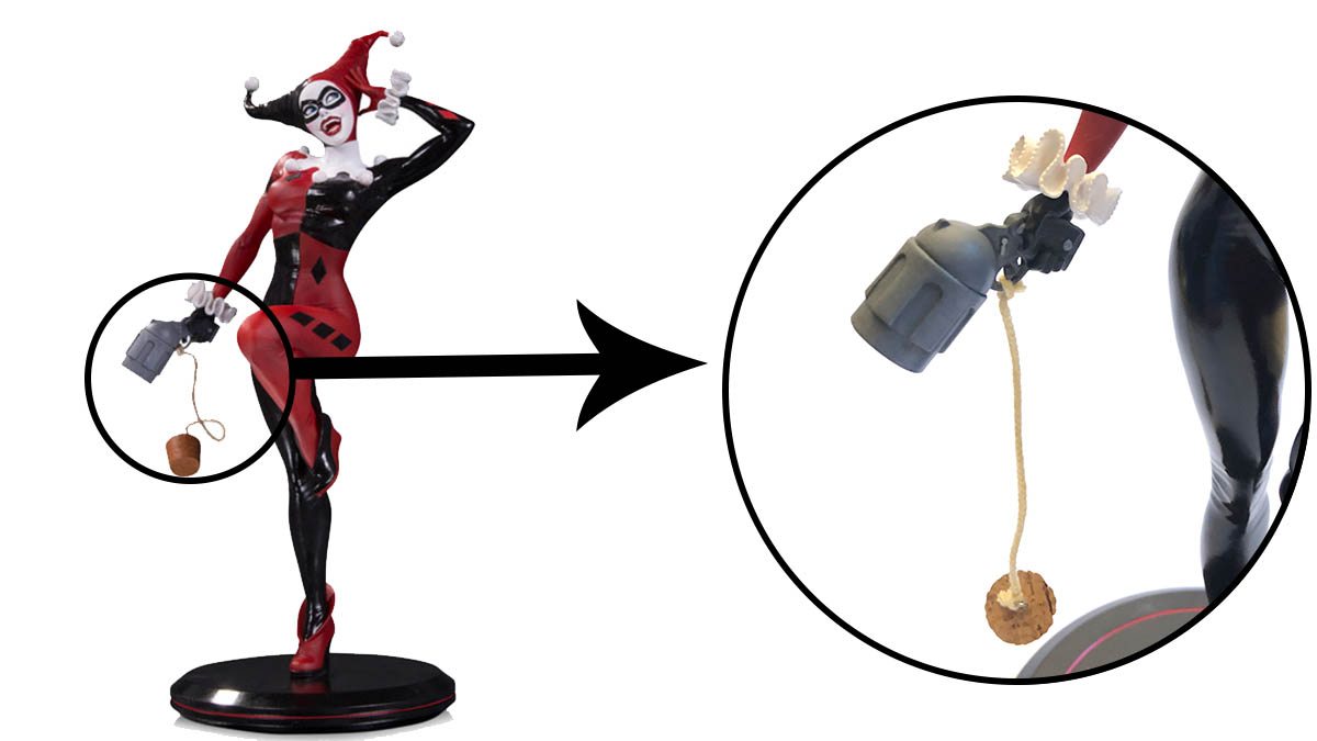 Look at the detail on those cuffs and the gun. Pretty cool right? \ Image: DC Collectibles