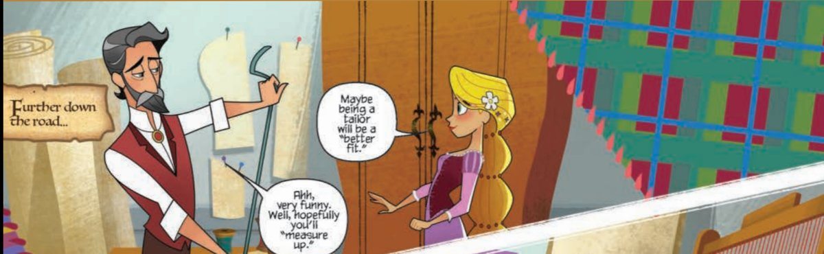 Rapunzel is measured by tailor Tangled The Series