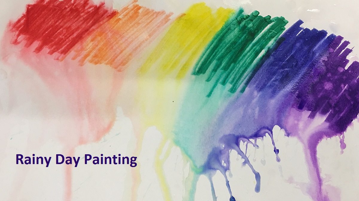 rainy day painting STEAM
