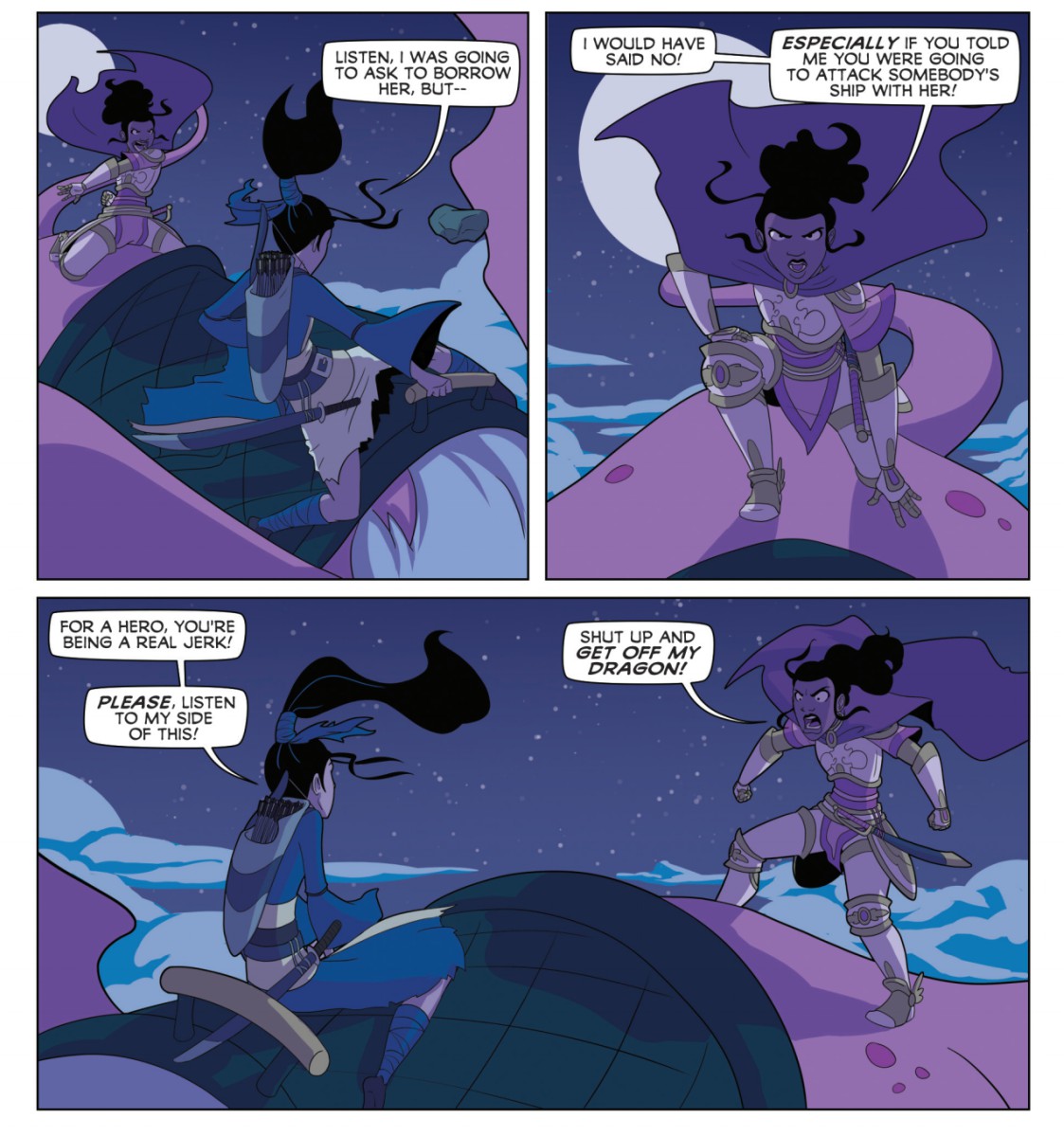 Raven and Adrienne fight as Sparky flies