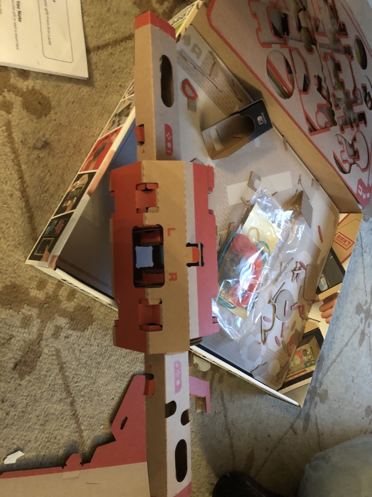 Nintendo Labo motorcycle