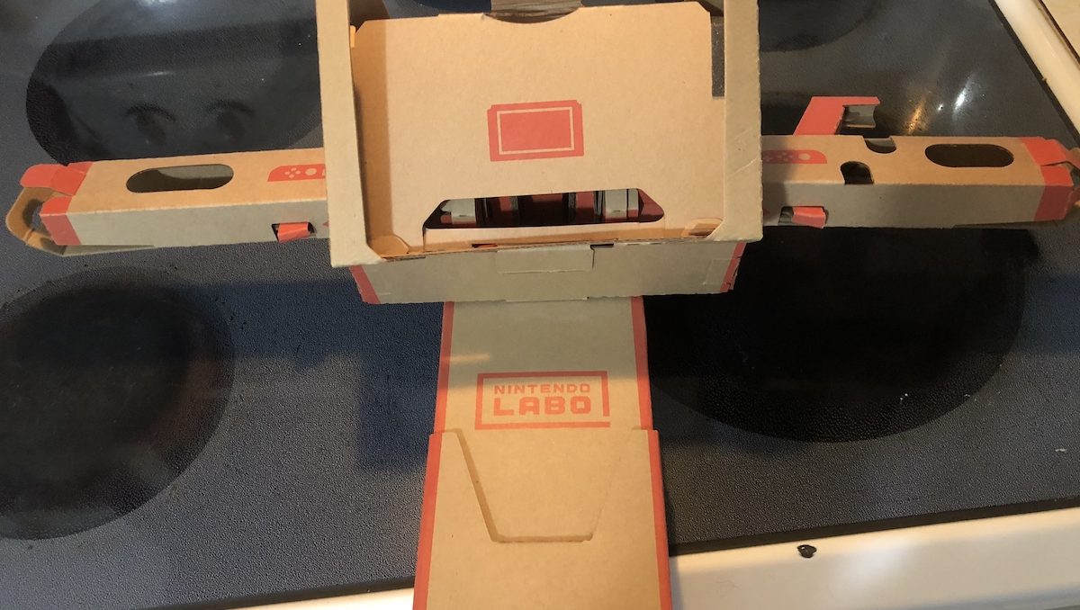 Nintendo Labo motorcyle