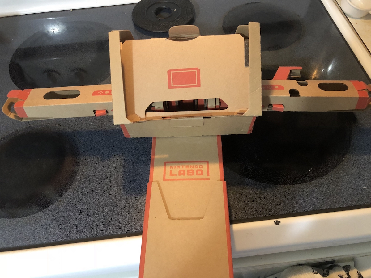 Nintendo Labo motorcyle