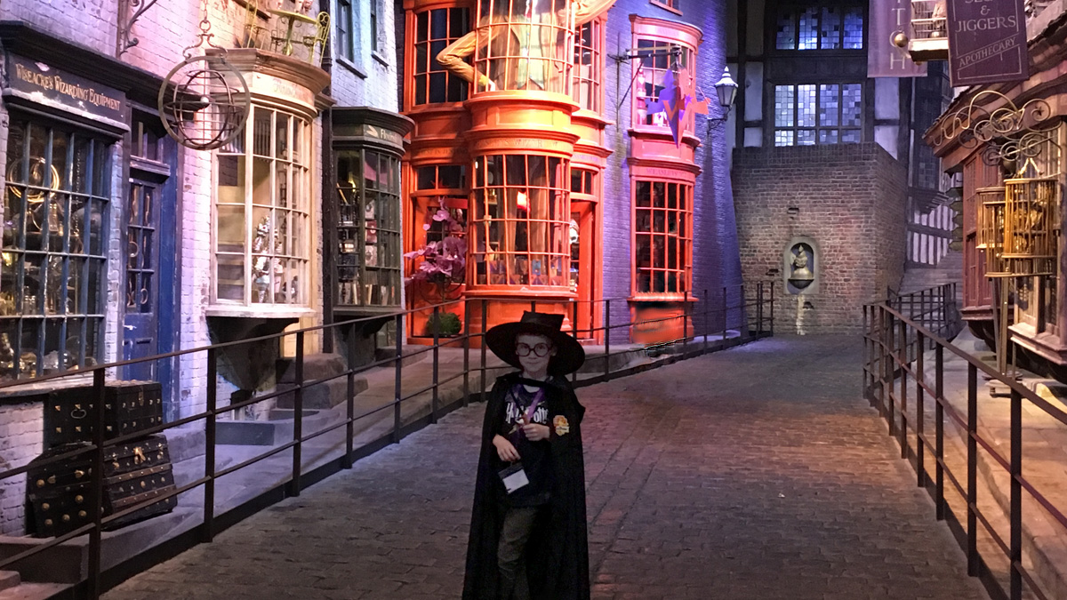 My Son at The Harry Potter Studios Tour, Image: Sophie Brown
