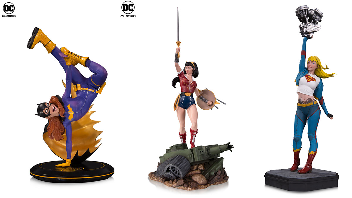 DC Power Women Statues \ Images: DC Comics