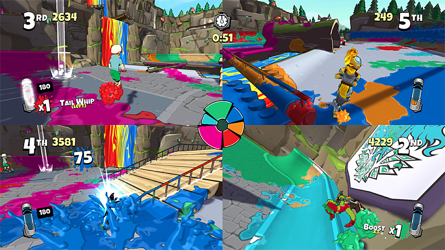 Multiplayer Mode in Crayola Scoot, Image: Sophie Brown