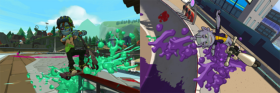 Performing Tricks in Crayola Scoot, Image: Outright Games