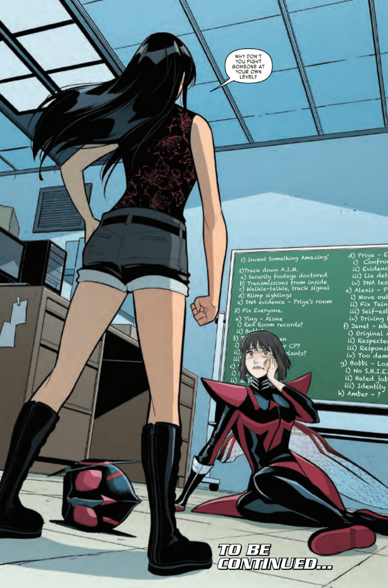 Panels from Unstoppable Wasp