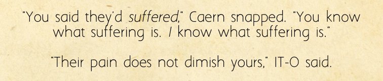 Caern and IT-O Discuss the Nature of Suffering, Image: Sophie Brown