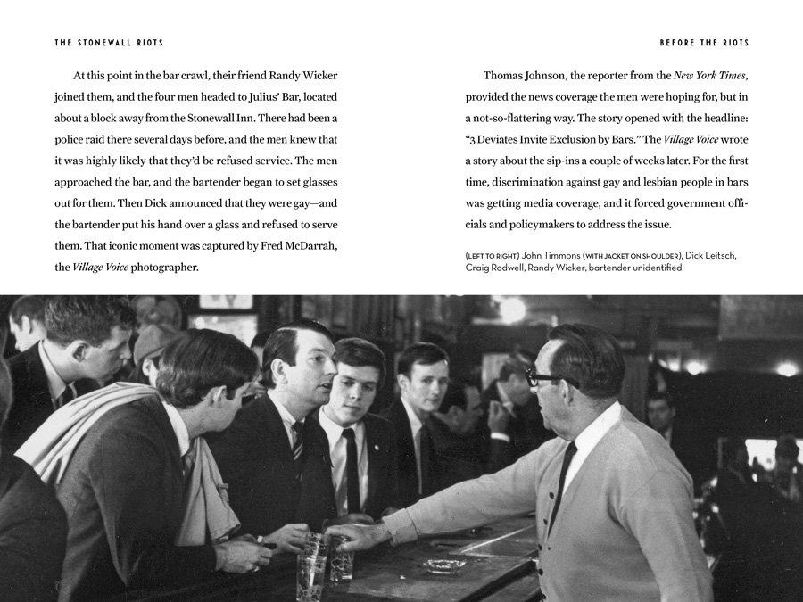 Text from The Stonewall Riots: Coming Out in the Streets © 2019 by Gayle E. Pitman. Photo by Fred W. McDarrah/Getty Images