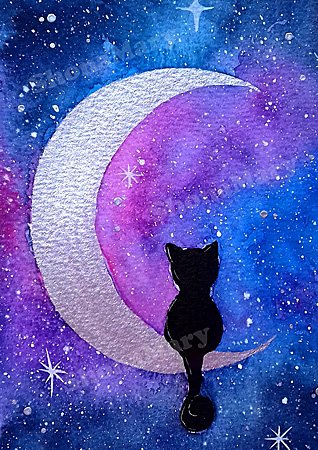 Cat Print by Shona Mary Designs, Image: Shona Mary Designs