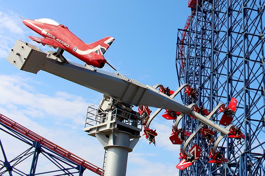 Red Arrows SkyForce with the Big One Behind, Image: Sophie Brown