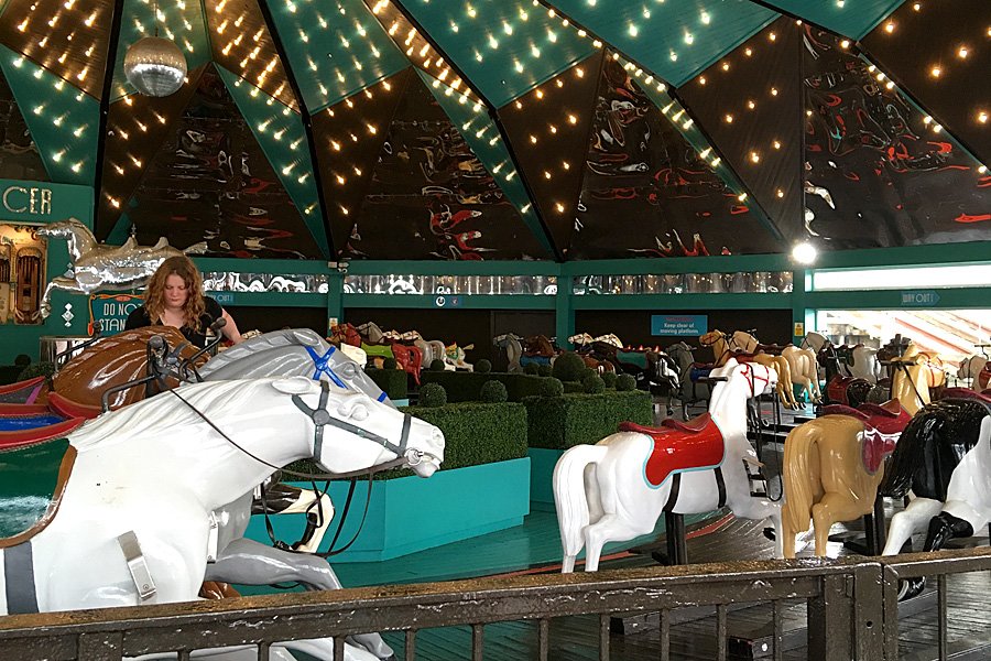 The Derby Racer at Blackpool Pleasure Beach, Image: Sophie Brown