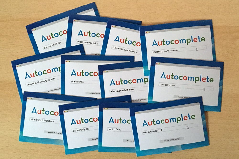 Autocomplete Cards, Image: Sophie Brown