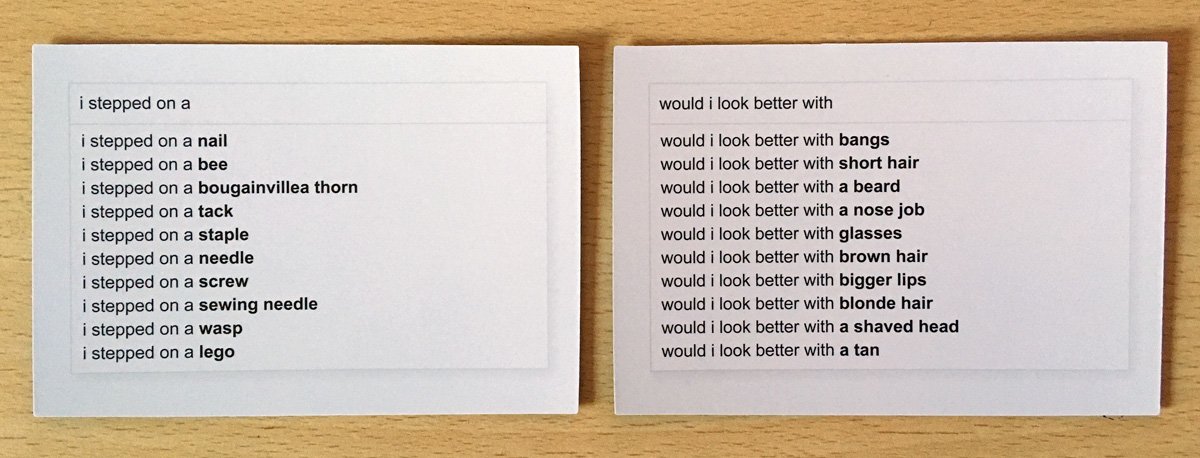 Sample Answers, Image: Sophie Brown