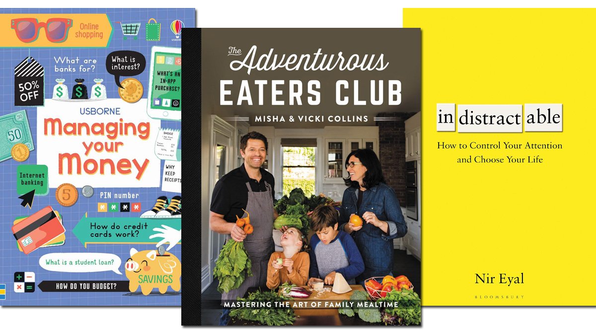 Books for New Years Resolutions, Image: Sophie Brown, Covers: As Below