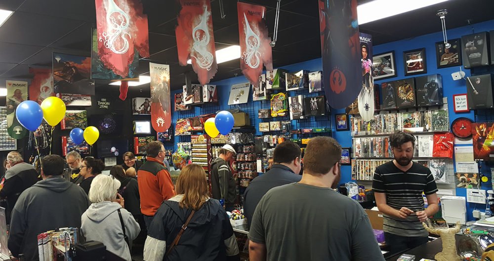 Krum's World Comic Shop in Winter Garden Florida before COVID-19