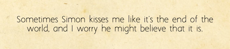 Baz Worries about Simon, Image Sophie Brown