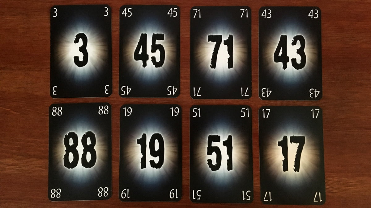 Number Cards from The Mind, Image Sophie Brown