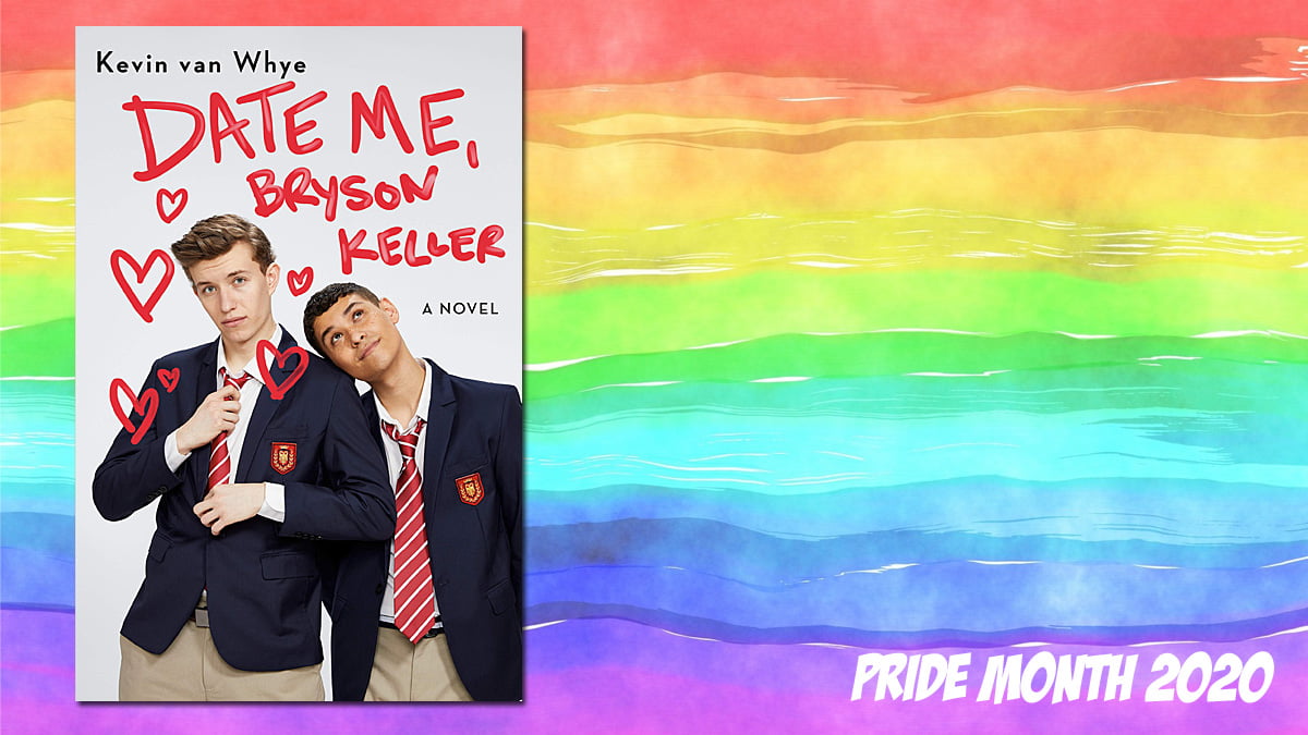 Pride Month Date Me, Bryson Keller Background Image by Prawny from Pixabay, Cover Image Random House