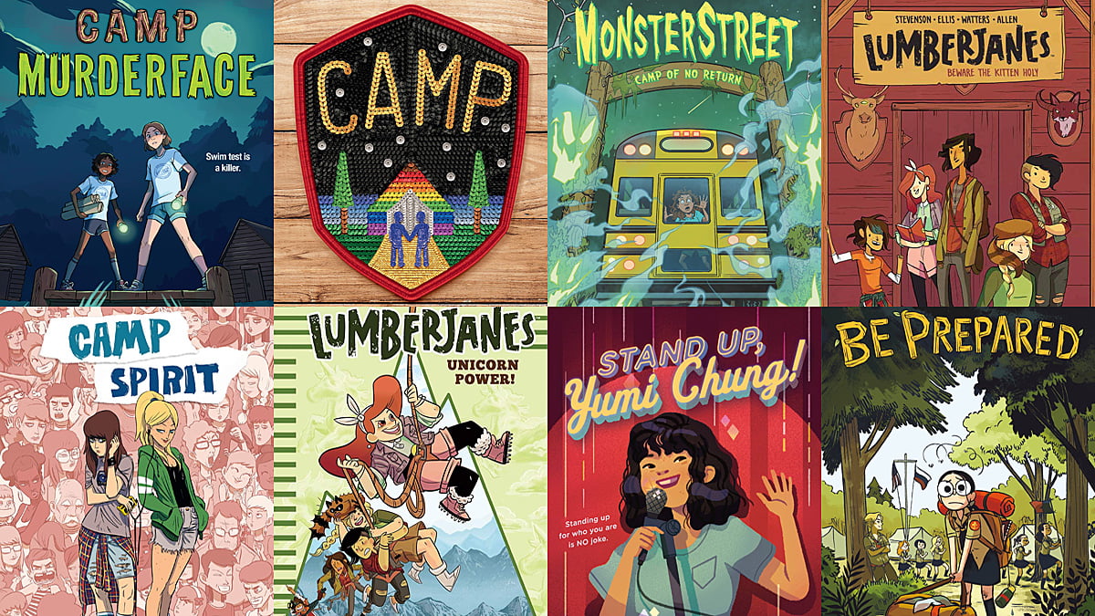 Summer Camp Reading Roundup, Images as Below