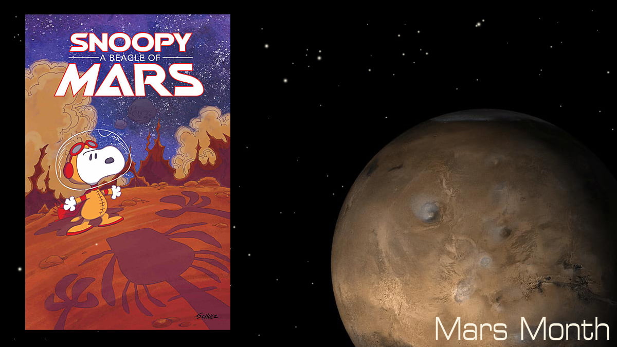 Snoopy A Beagle of Mars Cover Image Boom, Mars Image NASA