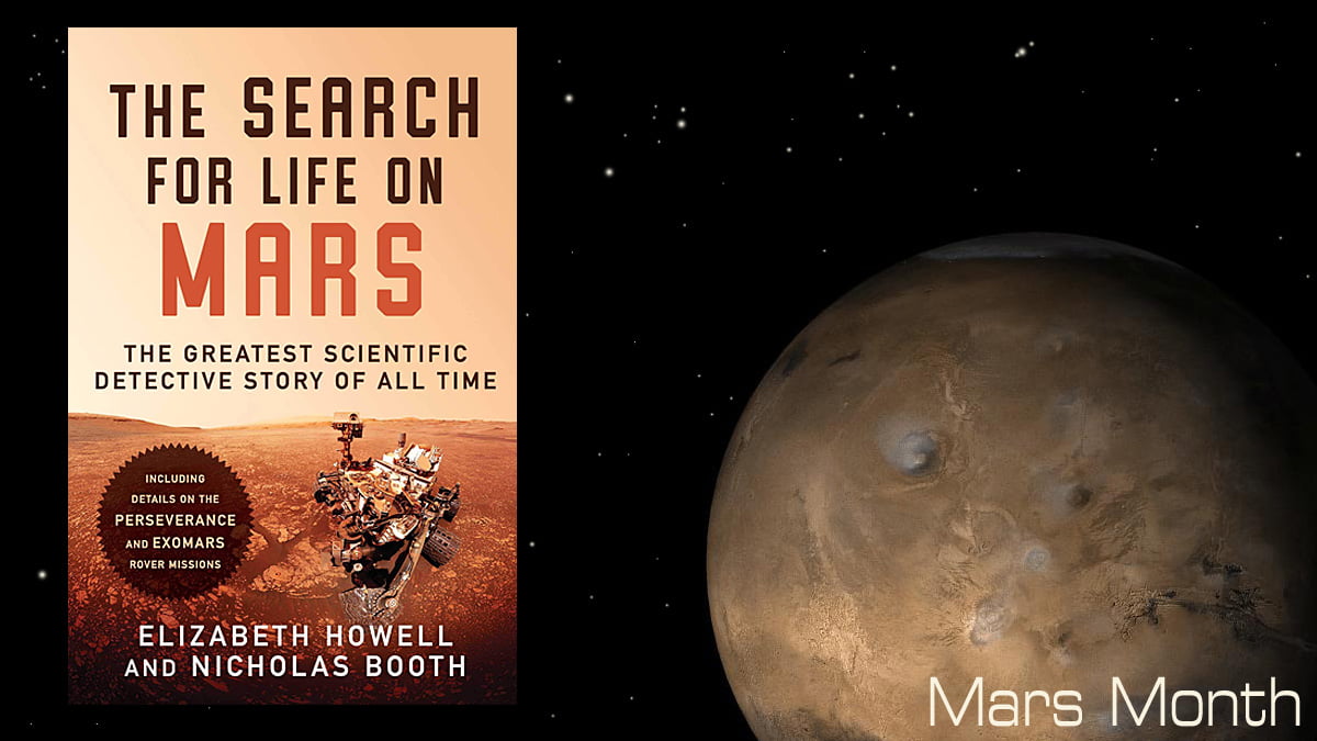 The Search for Life on Mars, Cover Image Simon and Schuster, Mars Month, Mars Image NASA