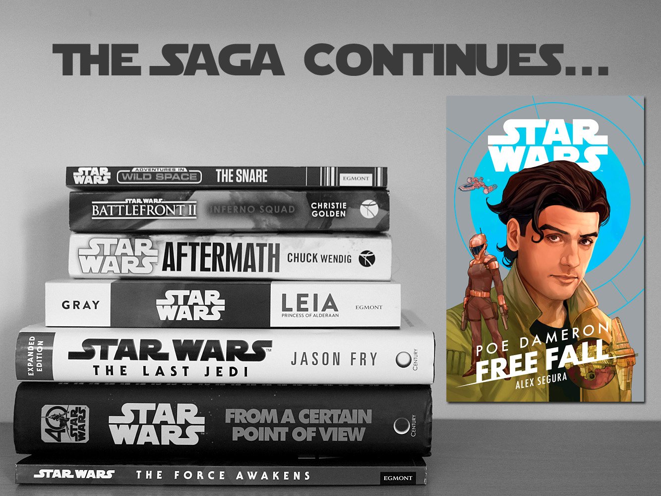 The Saga Continues, Poe Dameron Free Fall, Cover Image Disney Lucasfilm Press